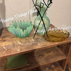 Vintage Glass Bowl Set